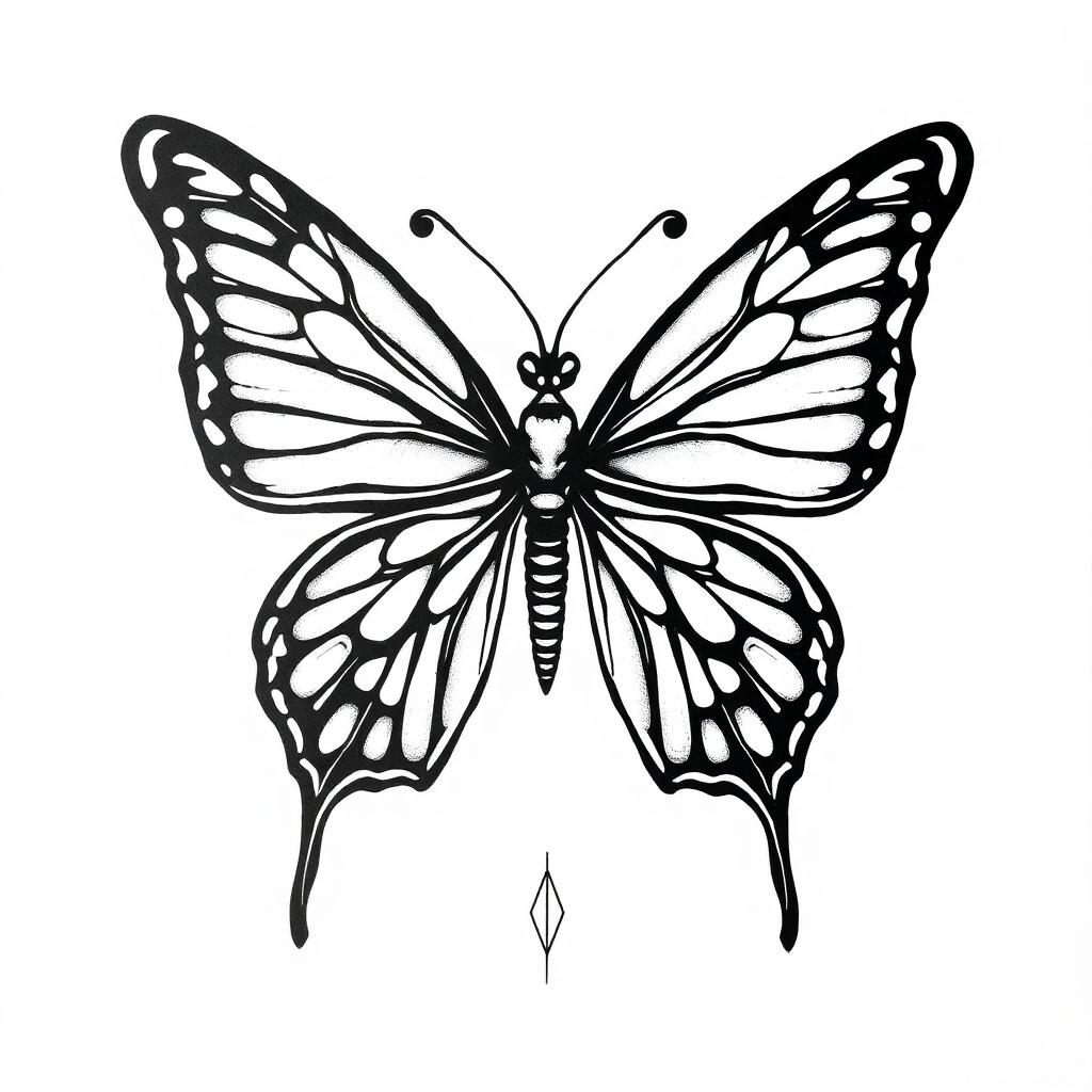 Papillon Squelette
